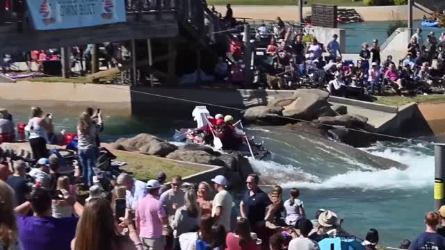 Thrill-Seekers Compete in Home-Made Boats