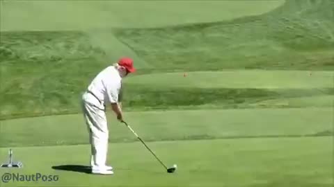 Trump is enjoying Golfing 😆🤪😂