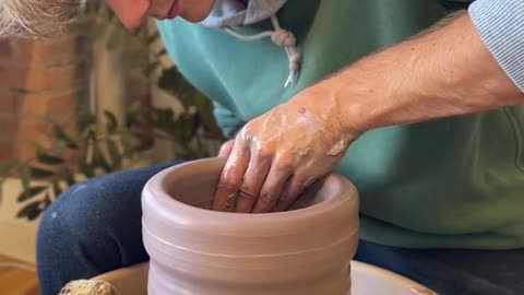 I think ill keep this one #pottery #asmr #satisfying