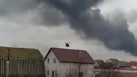 Assault operation on Antonov International Airport in Hostomel. Russia has seized control