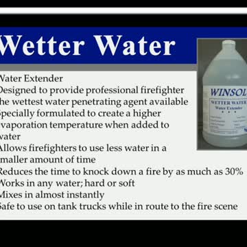 Did You Know? Firefighters use wetting agents to make water wetter || FACTS || TRIVIA