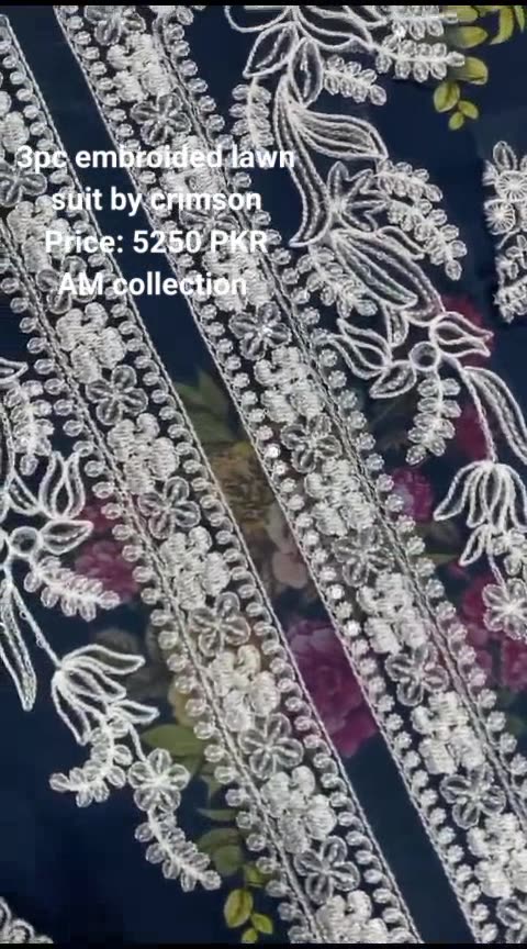 3pc lawn suit by crimson