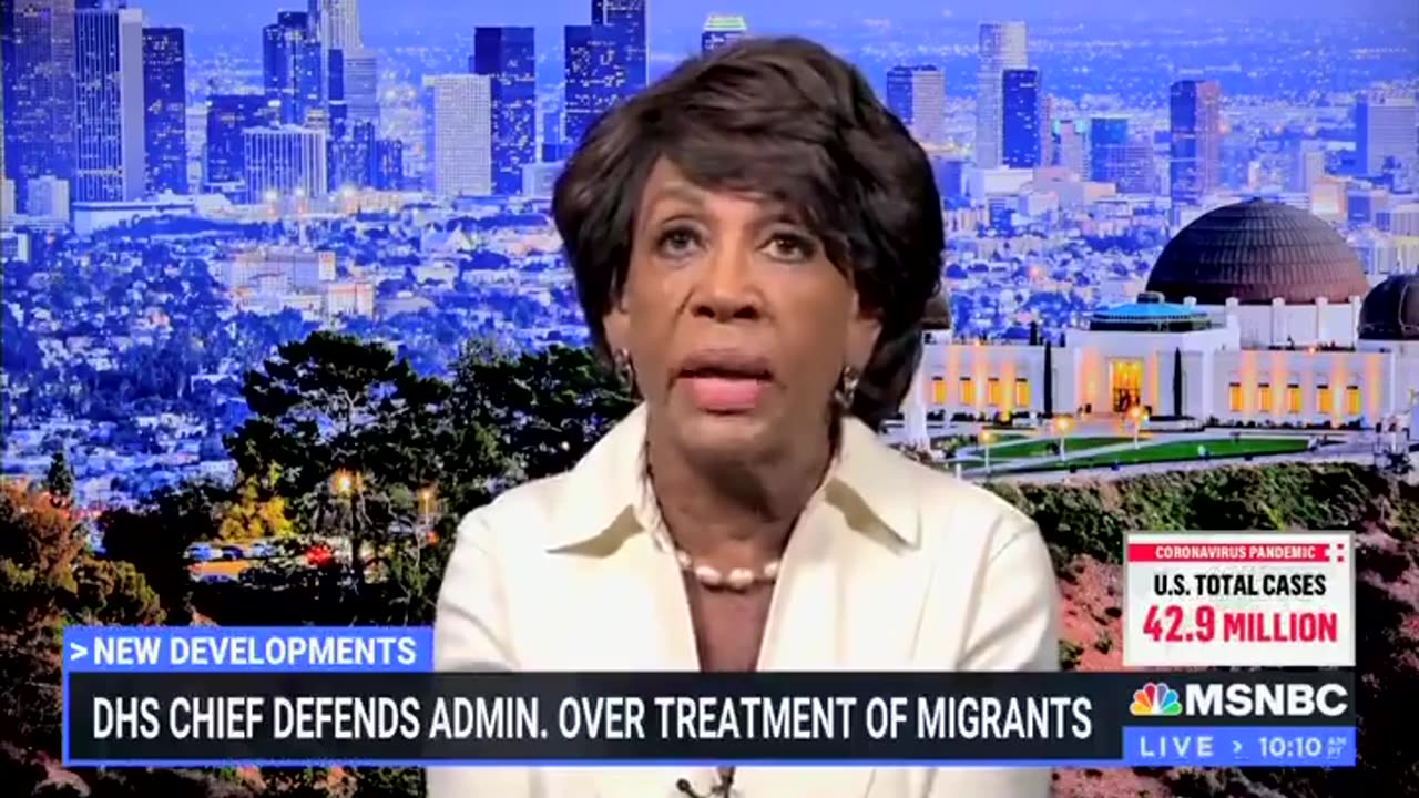 RepMaxineWaters , Sept. 26, 2021: