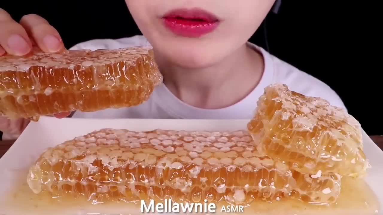 ASMR FROZEN HONEYCOMB, CROISSANT