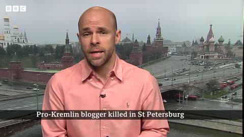 Russia detains suspect over killing of pro-Ukraine war blogger Vladlen Tatarsky - BBC News