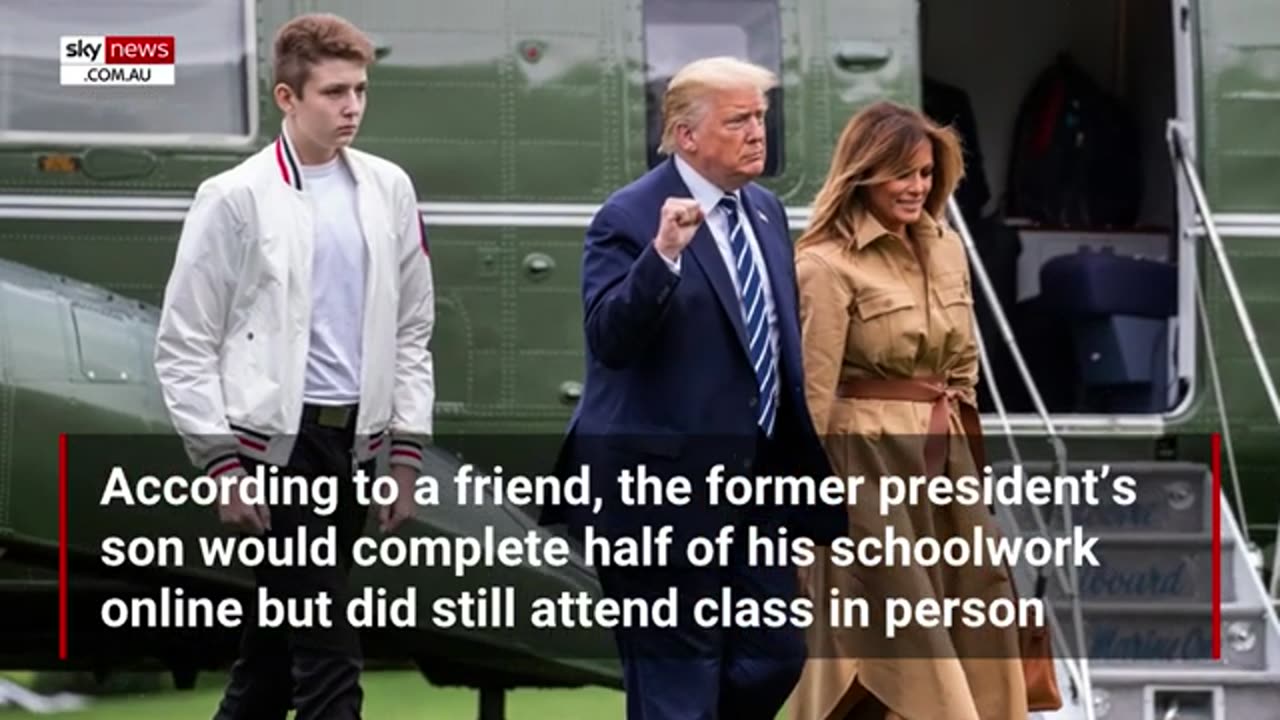 Barron Trump's friend reveals what life was like for the former first child