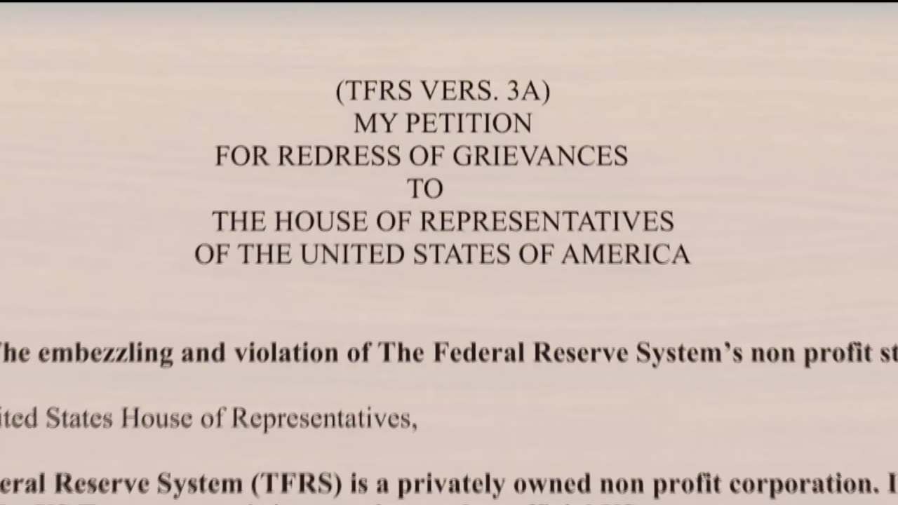 END THE FED PETITION - LoyBrunson.com