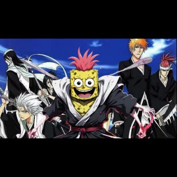 [SpongeBob sings/AI Cover] Bleach Opening 7 Asian Kung Fu Generation - After Dark
