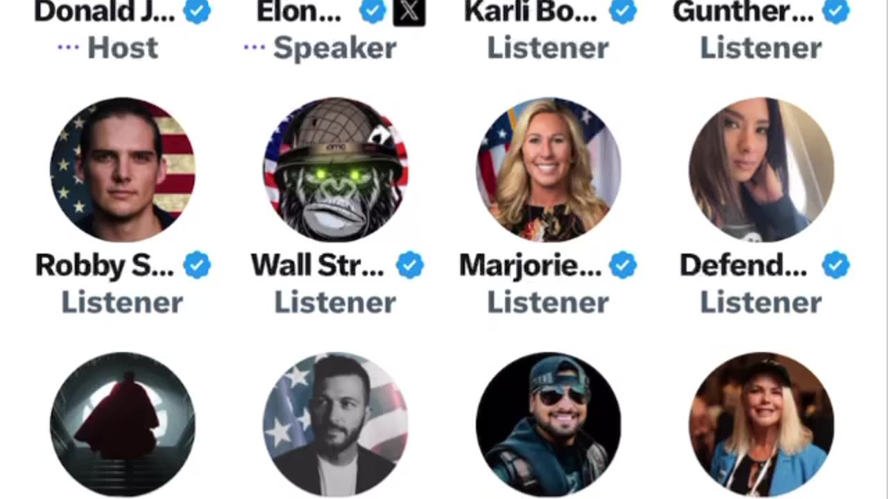 45+ Talks about this election (Spaces/X) w/Elon Musk.