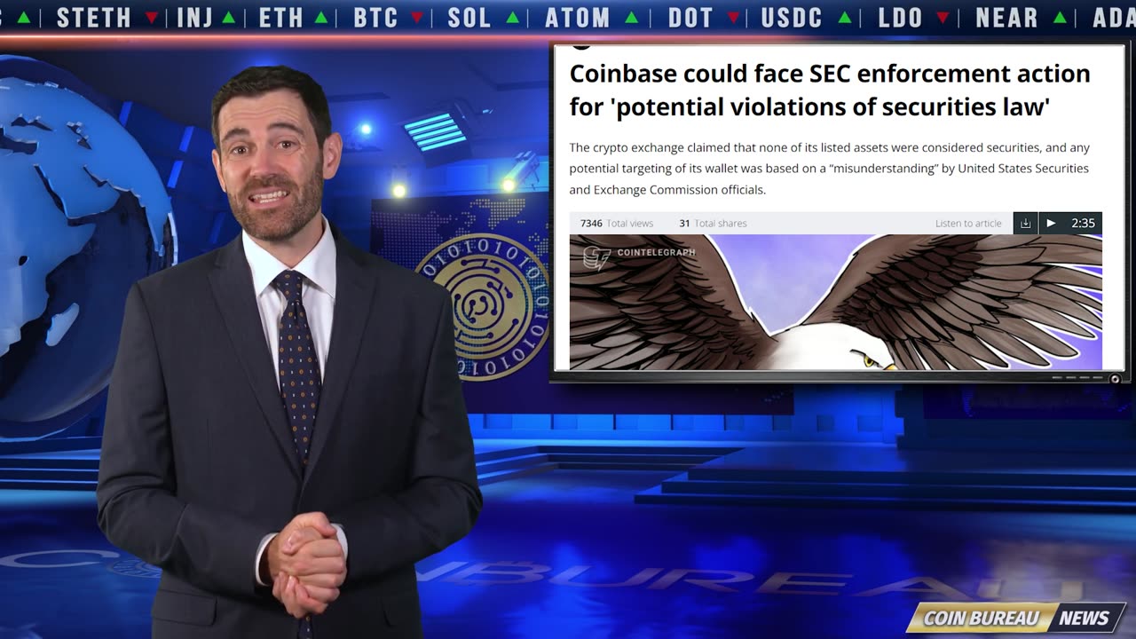 Crypto News: CFTC vs. Binance, ETH Upgrade, AI Bans & More!