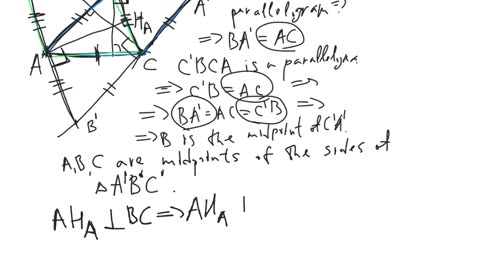 The orthocenter of a triangle | plane geometry | elementary level