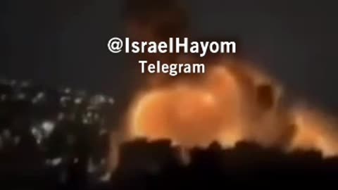 Also tonight: the IDF is attacking with force in Beirut's area