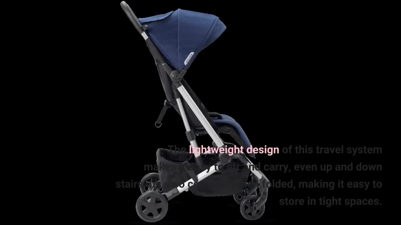 See Remarks: Century Stroll On 3-Wheel 2-in-1 Lightweight Travel System Infant Car Seat and S...