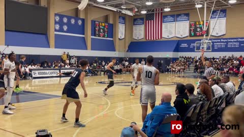 NFL quarterback Kyler Murray and YouTuber deestroying watch Bronny James' Sierra Canyon game