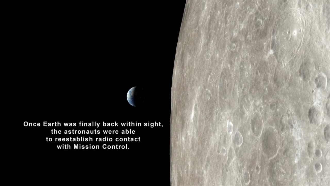 Apollo 13 views of the Moon in 4K