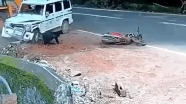 Accident: Driver Literally Saved A Man from Death