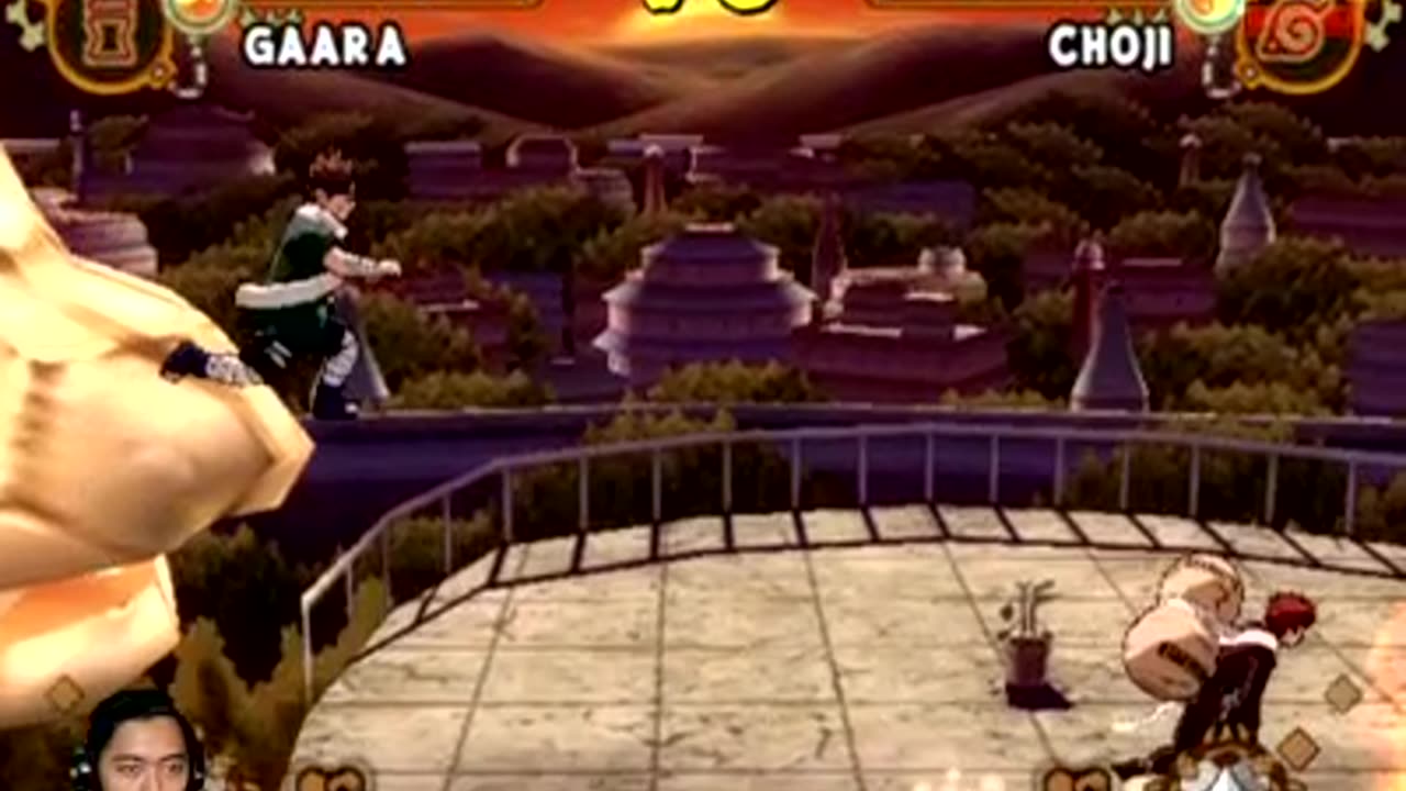 Gaara vs Choji