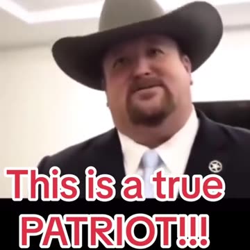 This is a real sheriff! He should be the head of the FBI