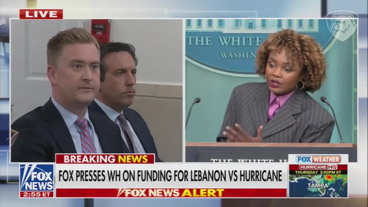 Peter Doocy takes a scalp...