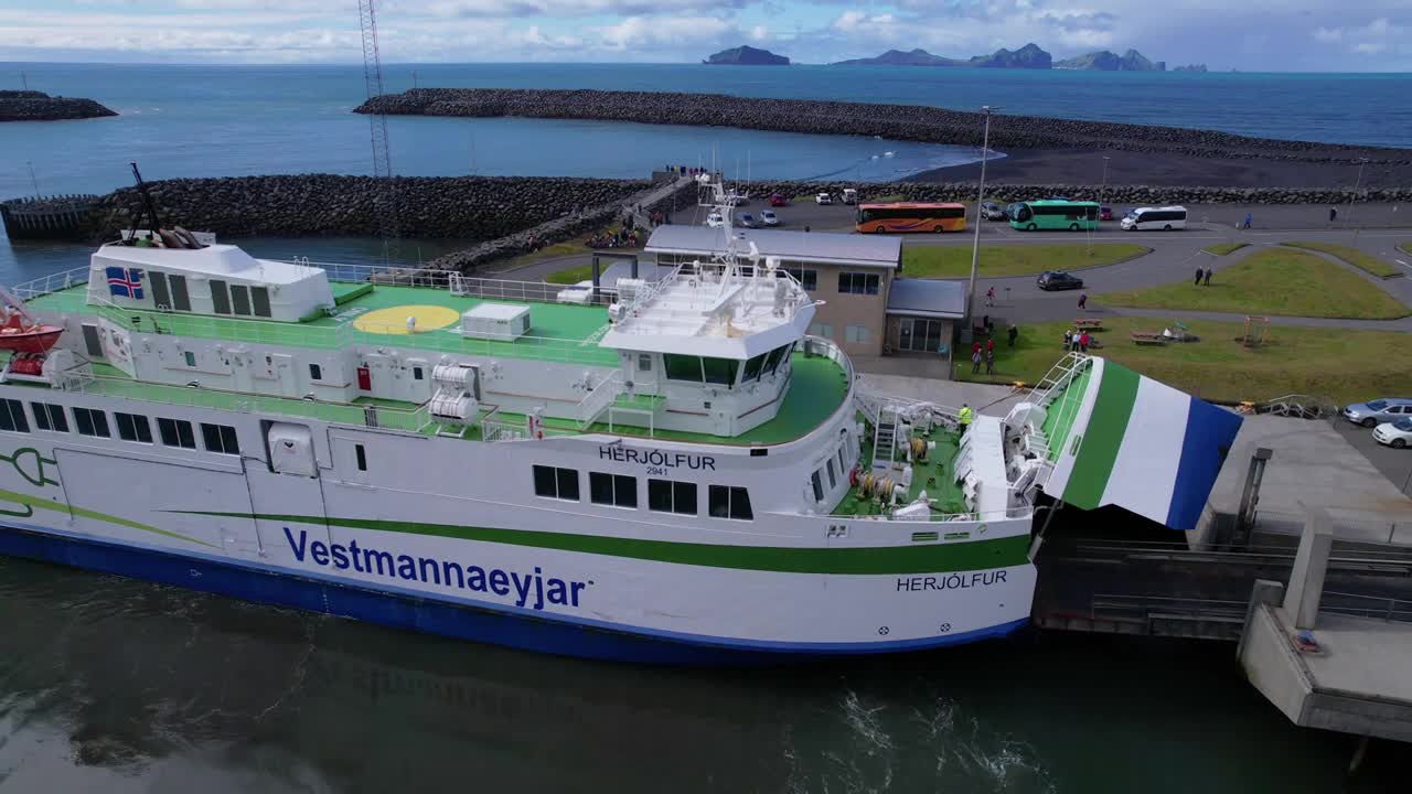 The First and Only Hybrid Ferry in Iceland - The Westman Islands Ferry