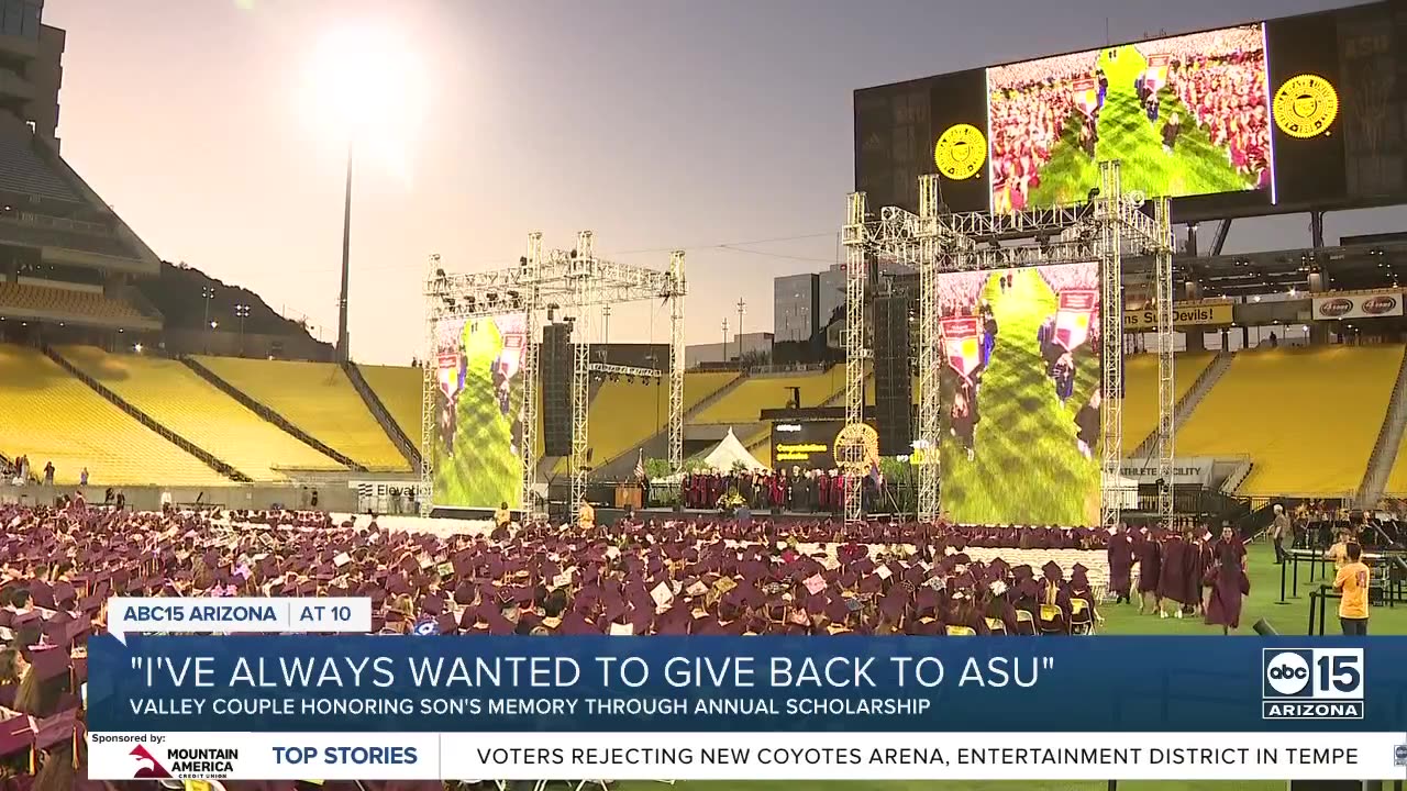 Parents of Navy sailor create ASU scholarship, donate one-third of assets to the school