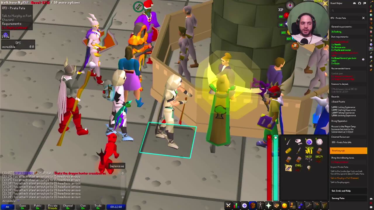 Questing on osrs!