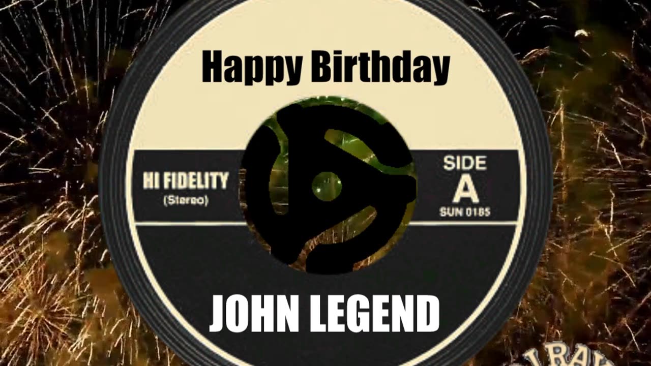 HAPPY BIRTHDAY JOHN LEGEND