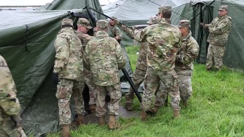 41st and 2CR Soldiers Prepare Living Areas for Afghan Evacuees