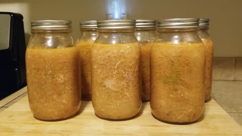 Pressure canning Szekelygulyas Sauerkraut Goulash