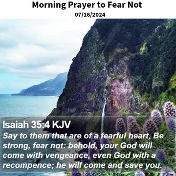 Morning Prayer to Fear Not #youtubeshorts #grace #jesus #mercy #faith #fyp #bless #joy #love #trust