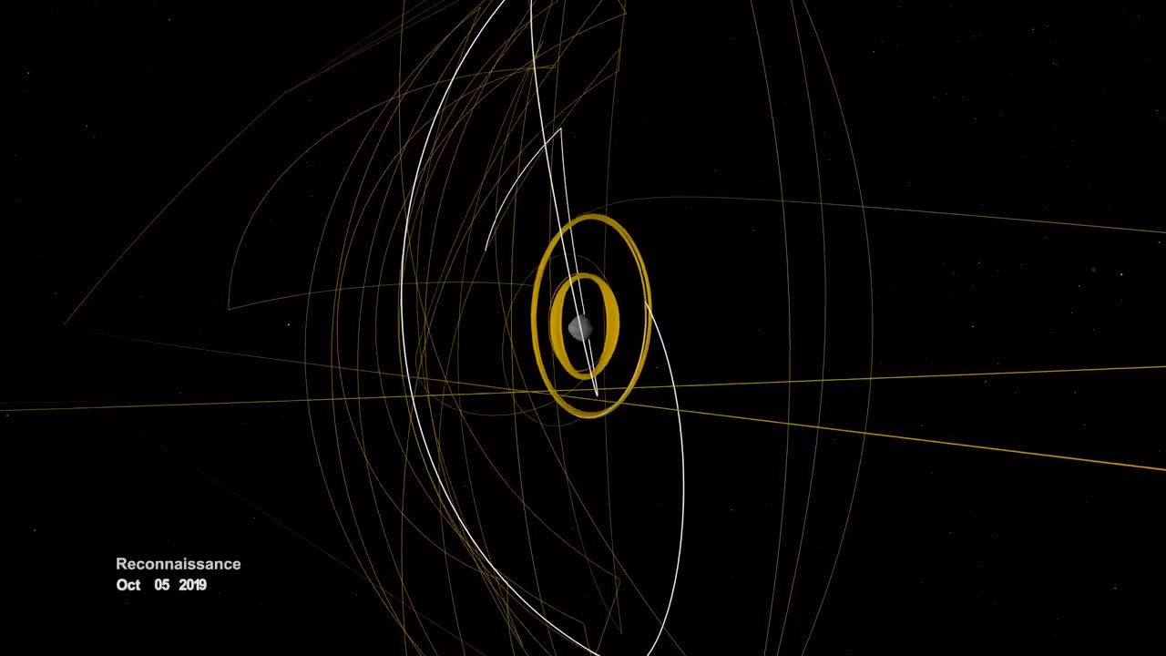 OSIRIS-Rex srings orbital web around steroid to capture sample-4k