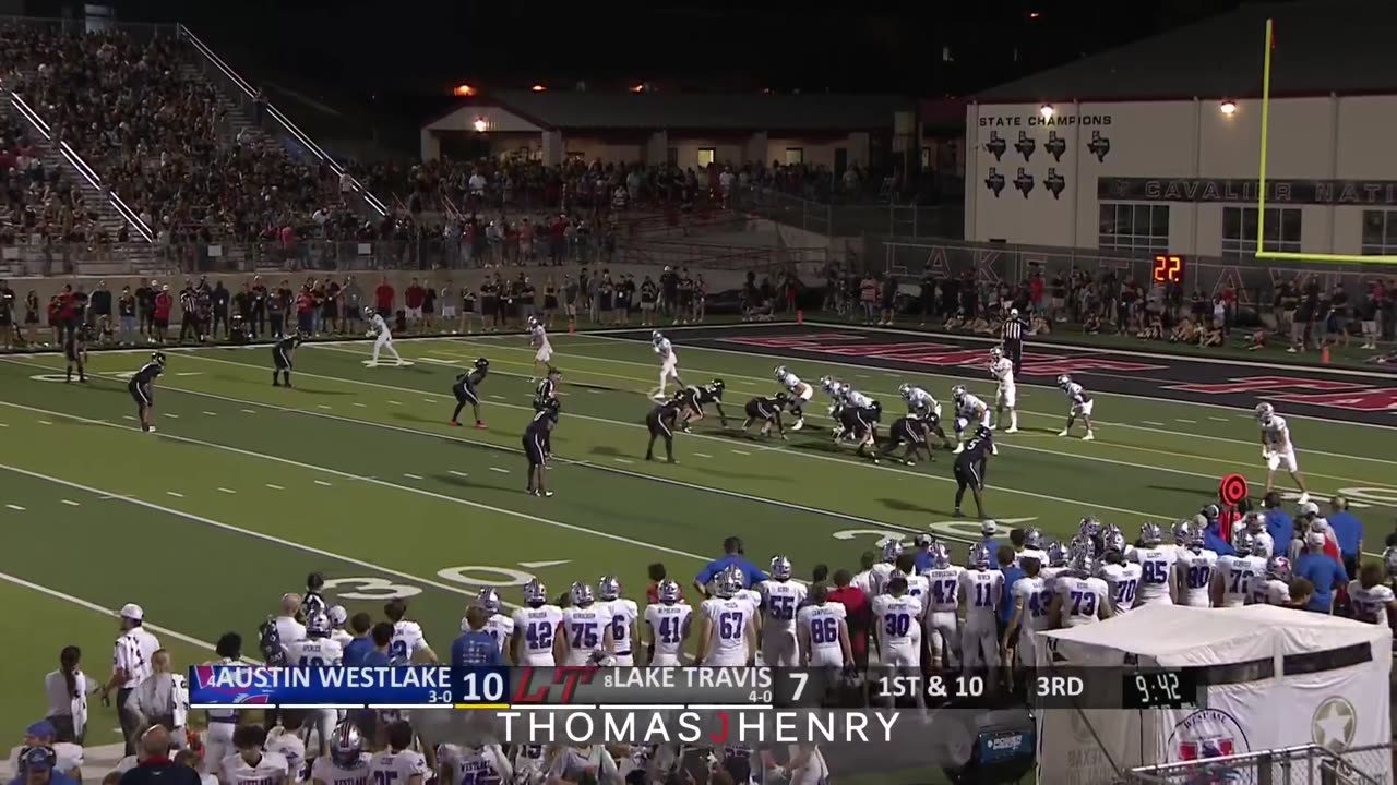 BIGGEST Austin RIVALRY: Westlake Vs Lake Travis 2023 Football