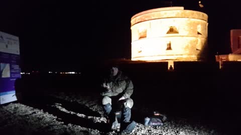 Why I render my edited video at a lower format. Night vlog at a castle