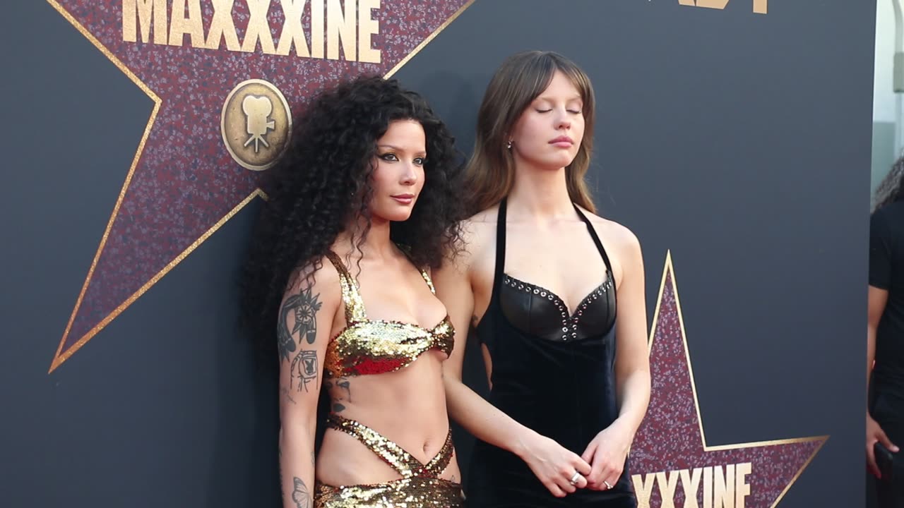 Mia Goth & Halsey - 'MaXXXine' Premiere