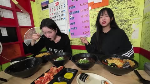 For the first time, I competed against a mukbang