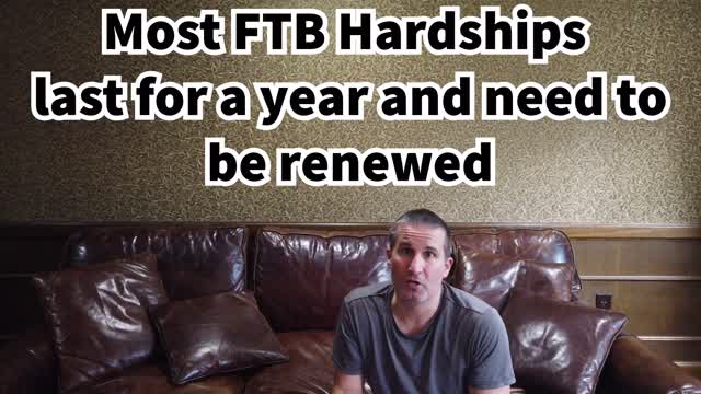 FTB Financial Hardship - How To Get It and Forms You Can Use