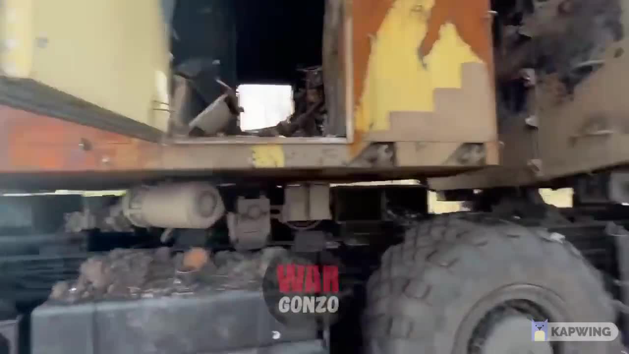 Destroyed command post S-300 of the Armed Forces of Ukraine