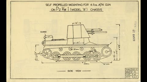 German Self-Propelled Mounting for 4.7cm A/TK Gun