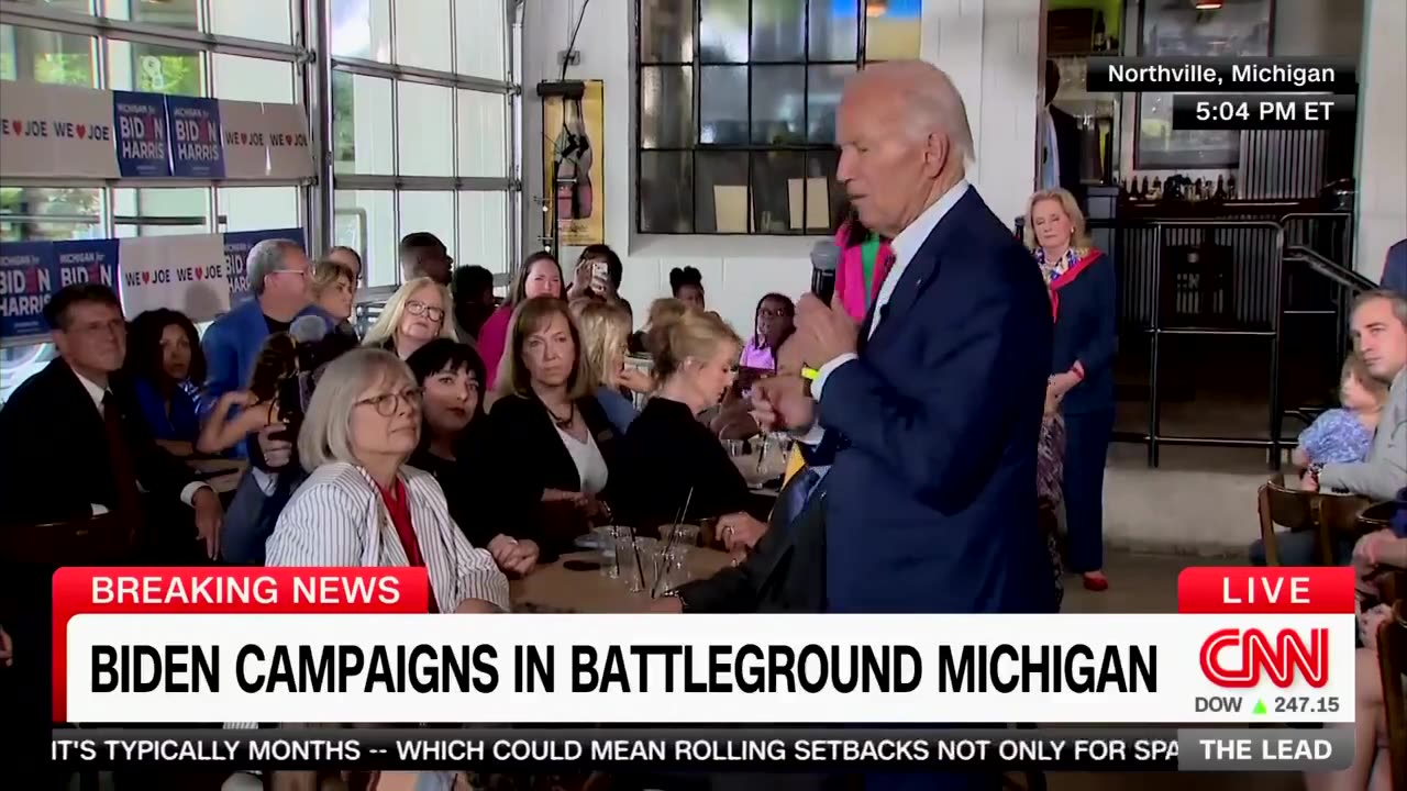 Pedo Joe Biden in Michigan: "How old are you? Remember, no serious guys until you're 30." 🎤