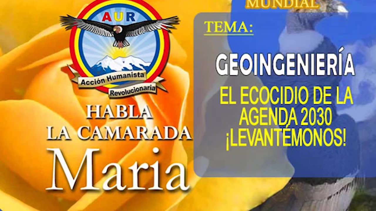 23-03-2023 GEOINGENIERÍA, EL ECOCIDIO DE LA AGENDA 2030 LEVANTÉMONOS!