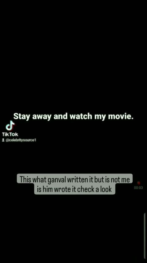 This what ganval wrote on ig story post 10/18/23