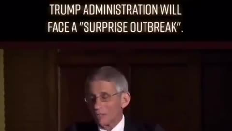 Fauci - Trump will face a surprise outbreak