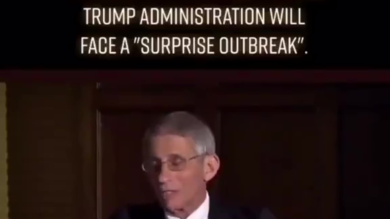 Fauci - Trump will face a surprise outbreak