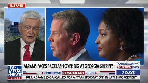 Stacey Abrams is in the 'insane wing' of the Democratic Party: Newt Gingrich