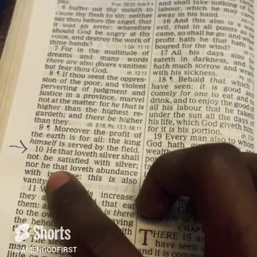 chosen ones daily scripture ecclesiastical 5_6 he that loveth silver shall not be satisfied