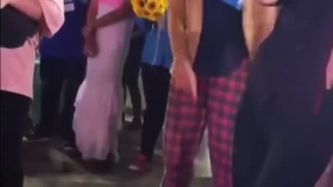 The audience went crazy with the difficult dance