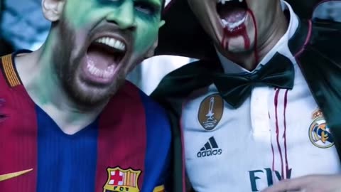 Halloween Messi And Ronaldo 🎃