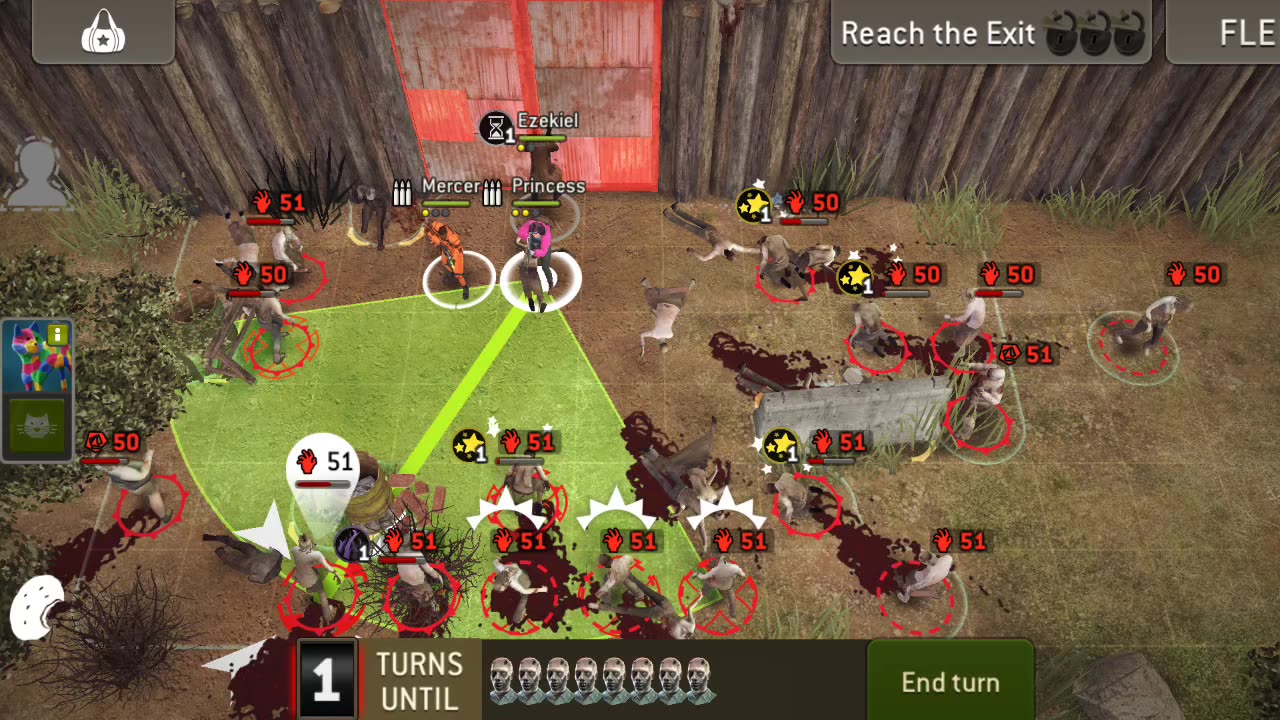 The Walking Dead No Man's Land Main Gate Round 55