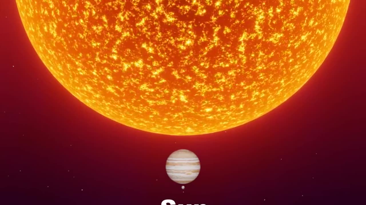 SUN vs. The Largest Star In The Universe