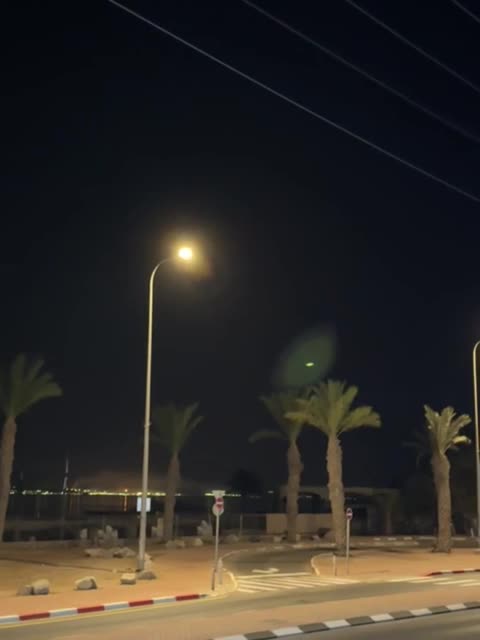 Yemen rocket over my home in Eilat, Israel